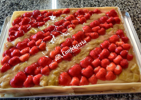 Erdbeer-Rhabarber-Torte Torte